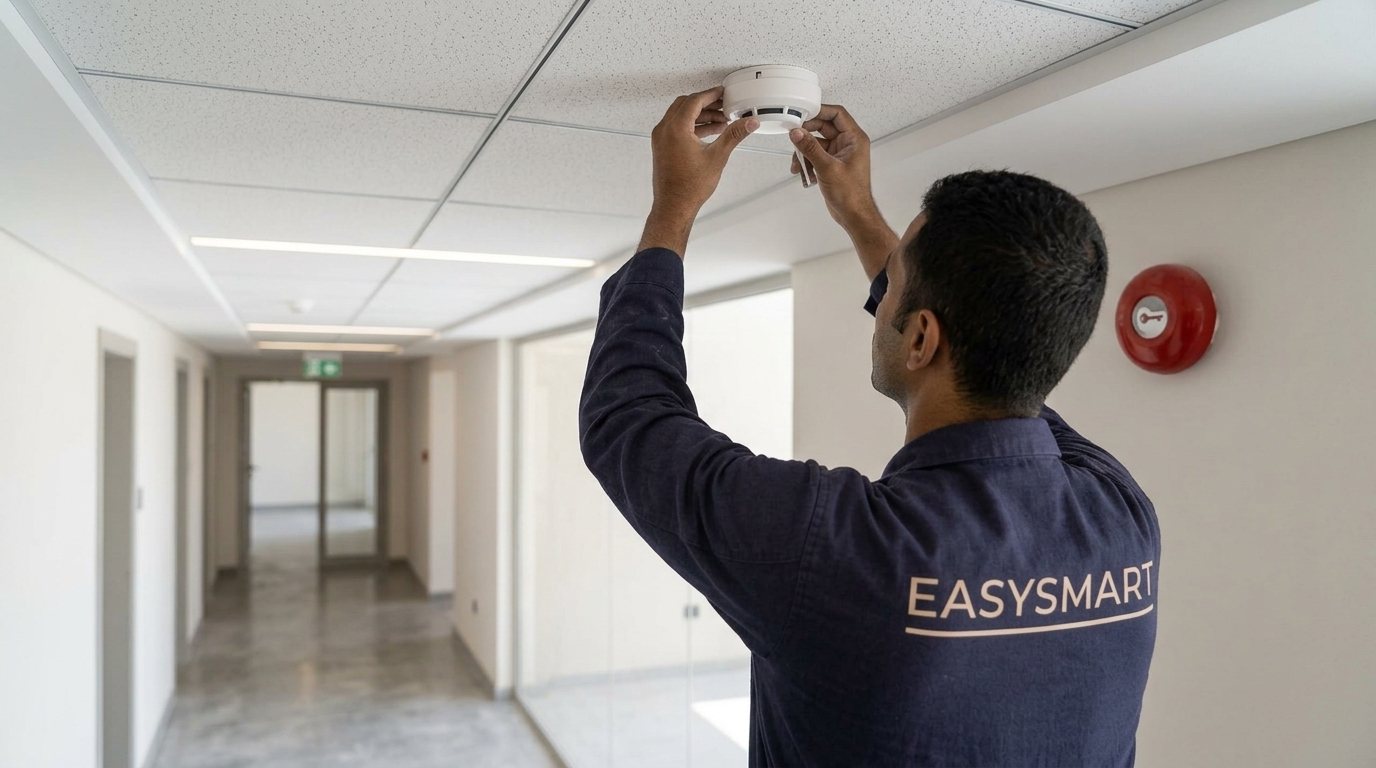 Alarming Pollution Fire alarm installation & maintenance, Dammam & Khobar | Easy Smart Est.
